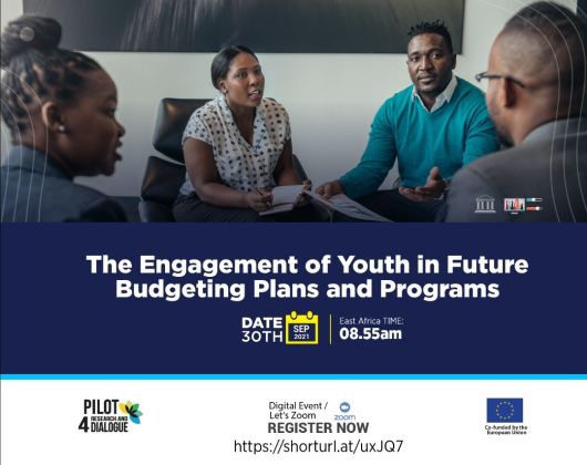 Pilot4DEV joined the Consultation Event of the 30th of September on the engagement of youth in the budgeting process in Tanzania
